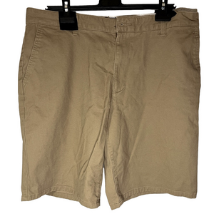 Dockers Tan Flat Front Men's Shorts Size 36